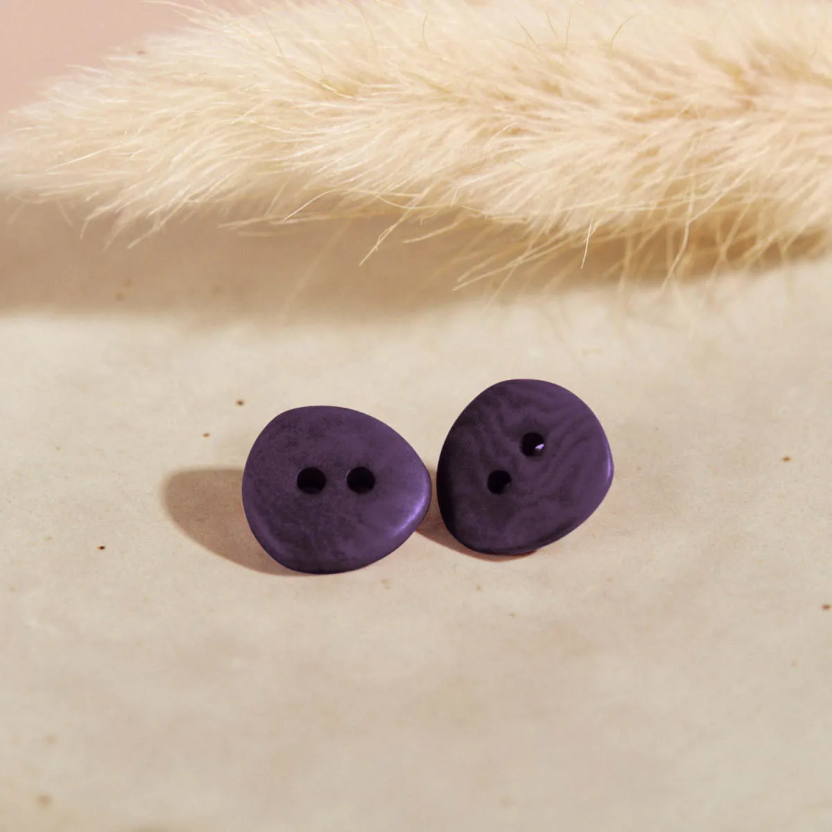 Majestic purple knoopjes 12 mm  - jaipur knopen - Atelier Brunette